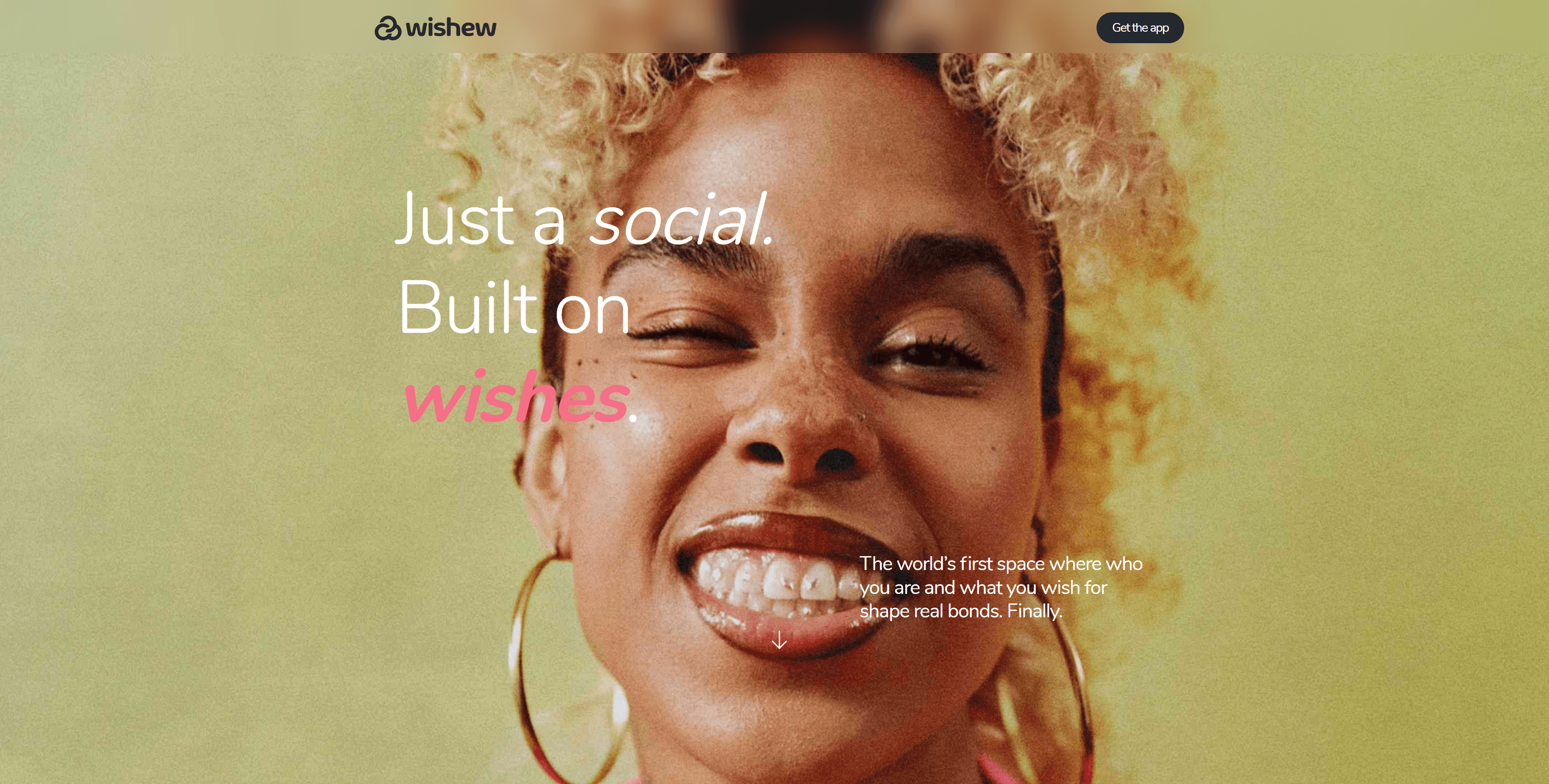 landing page for wishew.com